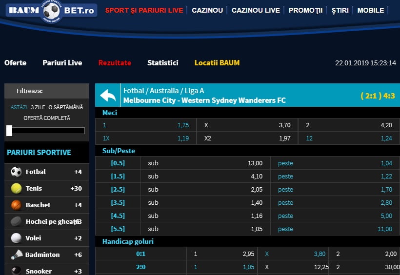 Baumbet Verificare Rezultate