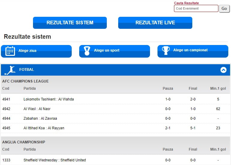 Stanleybet Rezultate Live Stanleybet Rezultate Live